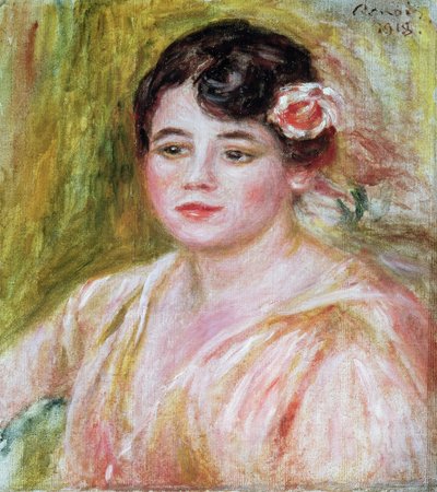 Retrato de Adele Besson, 1918 de Pierre Auguste Renoir